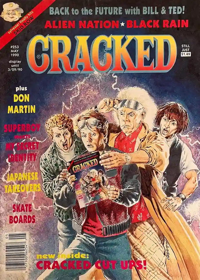 Cracked magazine cover